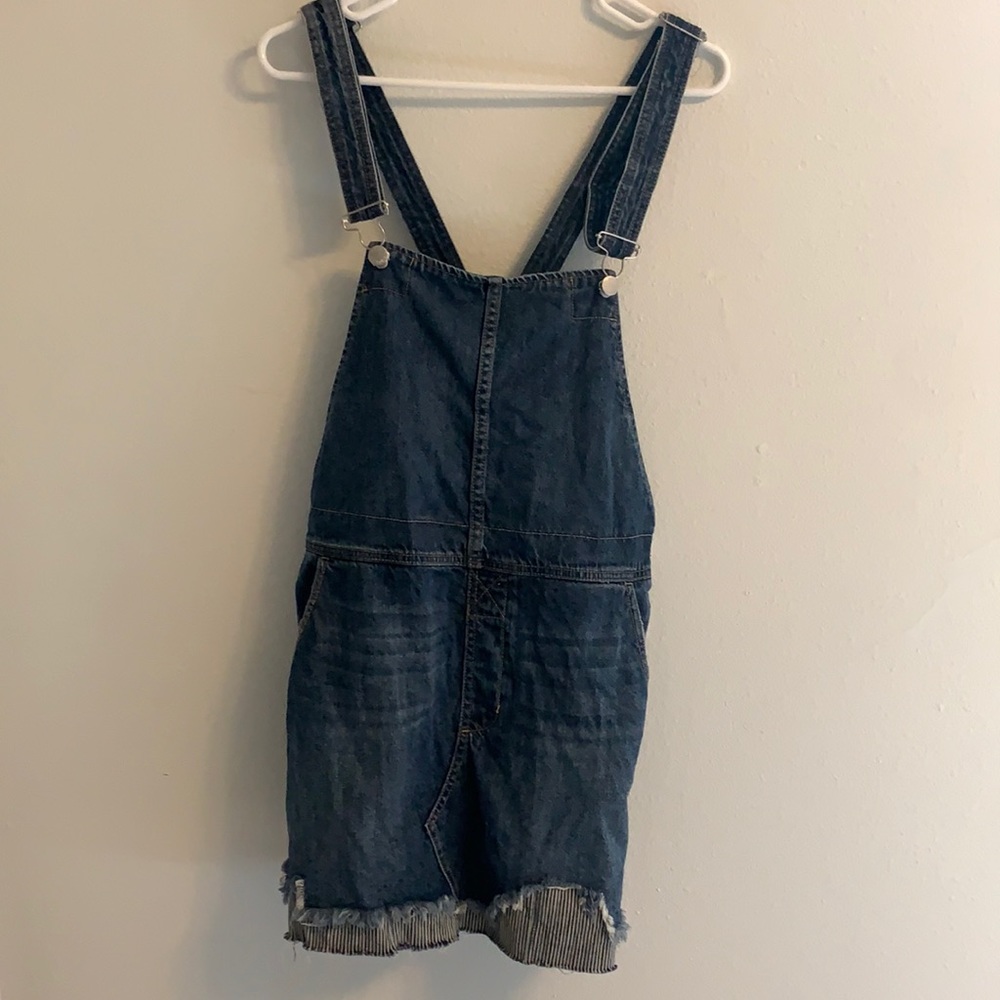 Free People overall mini dress (size 8)